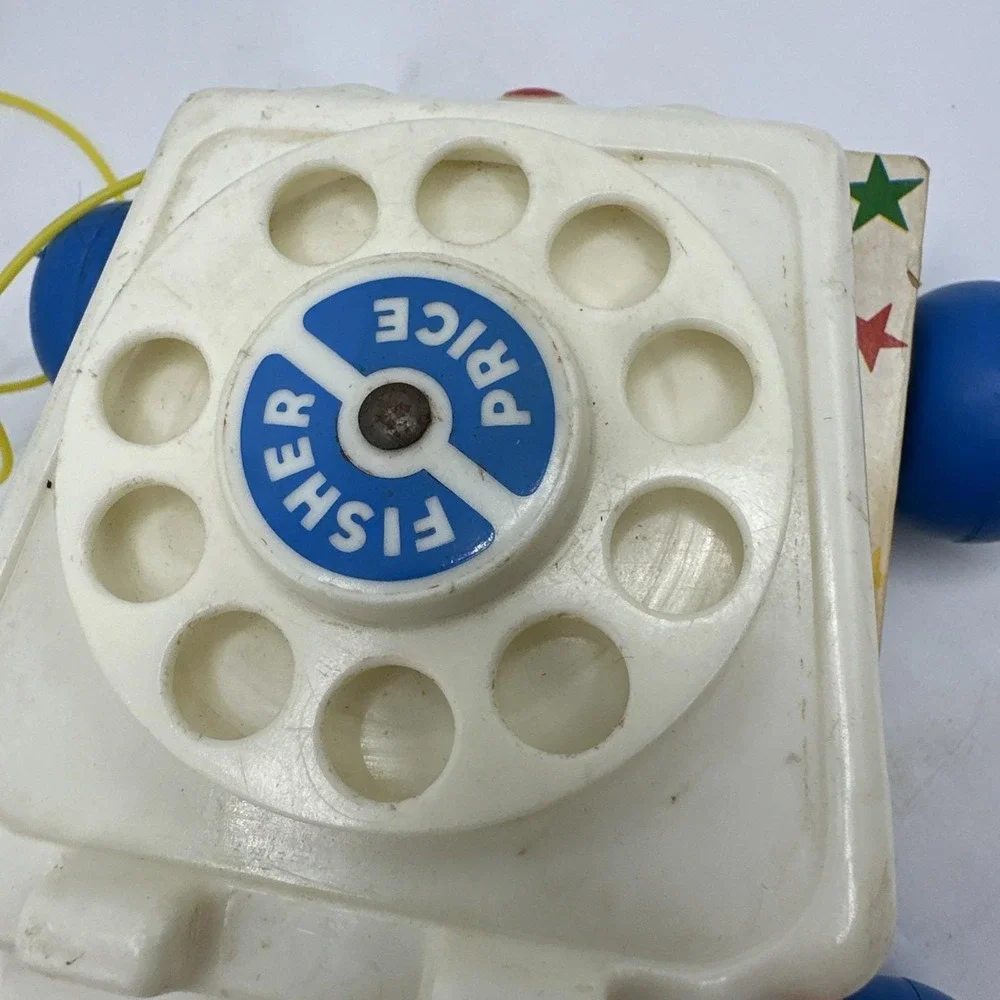 Fisher Price 1961 Rotary Chatter Phone #747  Vintage Toy Phone